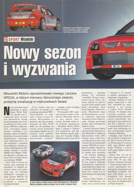 Mitsubishi Lancer WRC.